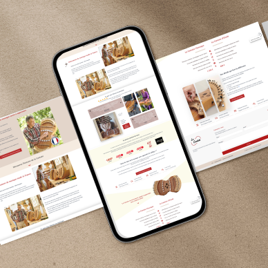 Page d'accueil du site one page du luthier La Cantate